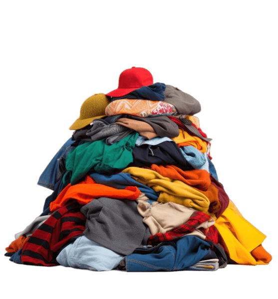 a pile of clothes